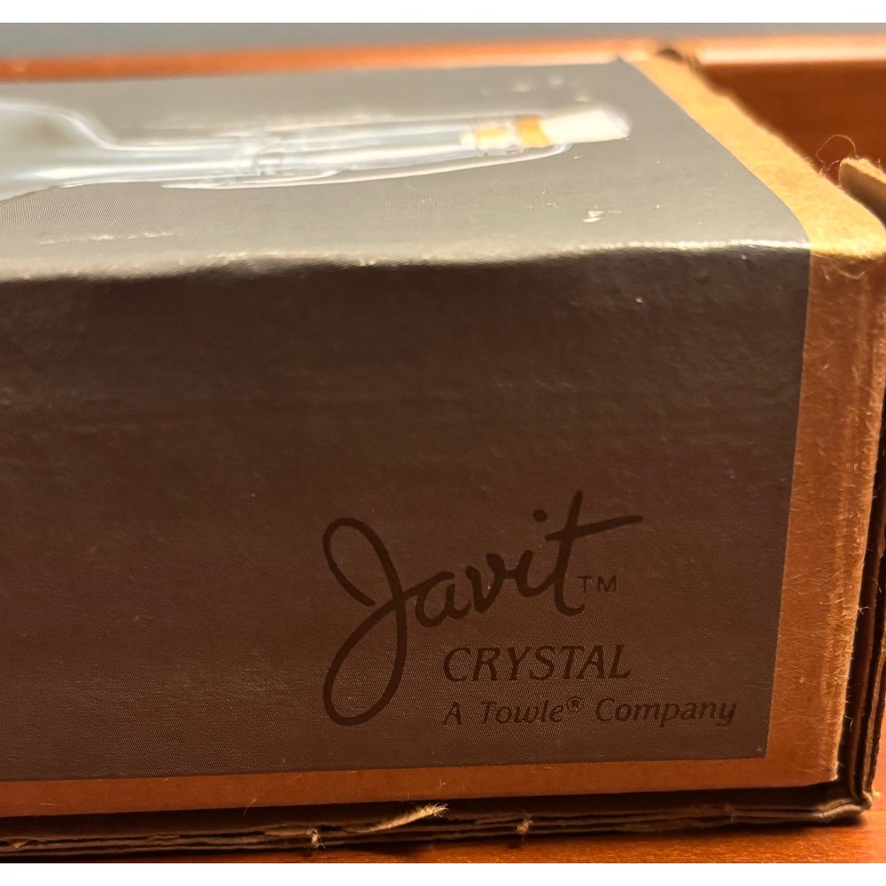 Javit Crystal Clipper Collection Etched Sailing Ship Flask‎ Decanter 16oz Italy - Picture 3 of 6